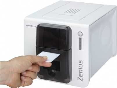 Evolis Zenius Classic braun USB BDL