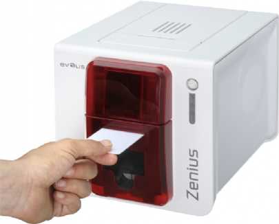 Evolis Zenius Expert rot USB ETH BDL