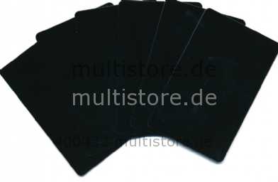 Plastikkarten beidseitig schwarz PVC Offset 0,76