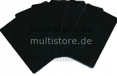 Plastikkarten schwarz 0,5mm PVC