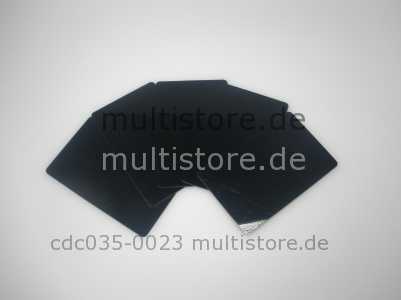 Plus Card Black eingefärbte PVC Plastikkarten