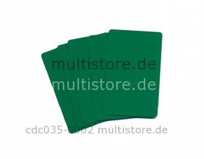 Plus Card Green eingefärbte PVC Plastikkarten