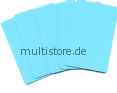 Plastikkarten beidseitig Hellblau PVC Offset 0,76