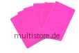 Plastikkarten beidseitig Rosa PVC Offset 0,76