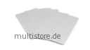 Plastikkarten beidseitig silber PVC BS 0,76